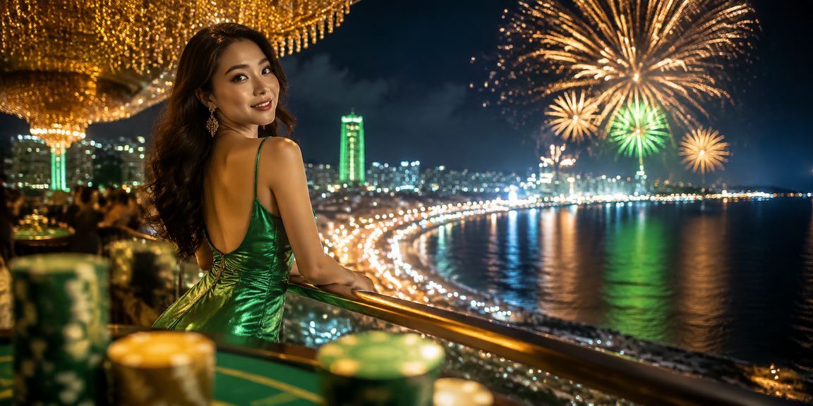 Khung cảnh bãi biển cá cược tại Nha Trang
